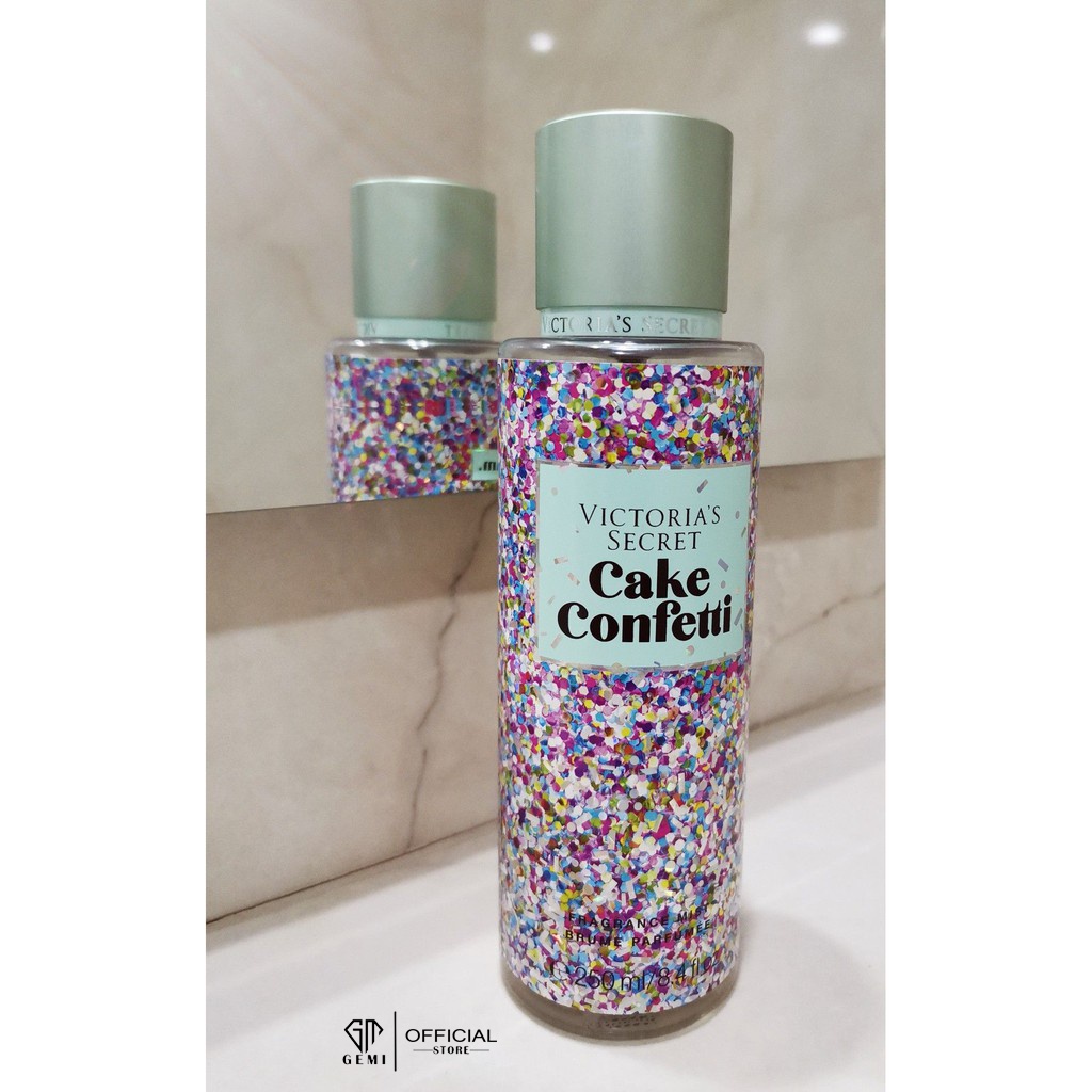Xịt Thơm Body 💞𝑭𝒓𝒆𝒆𝒔𝒉𝒊𝒑💖 Xịt Thơm Toàn Thân Victoria's Secret 🧁 CAKE CONFETTI🧁 Body Mist 250ml - Xịt BODY