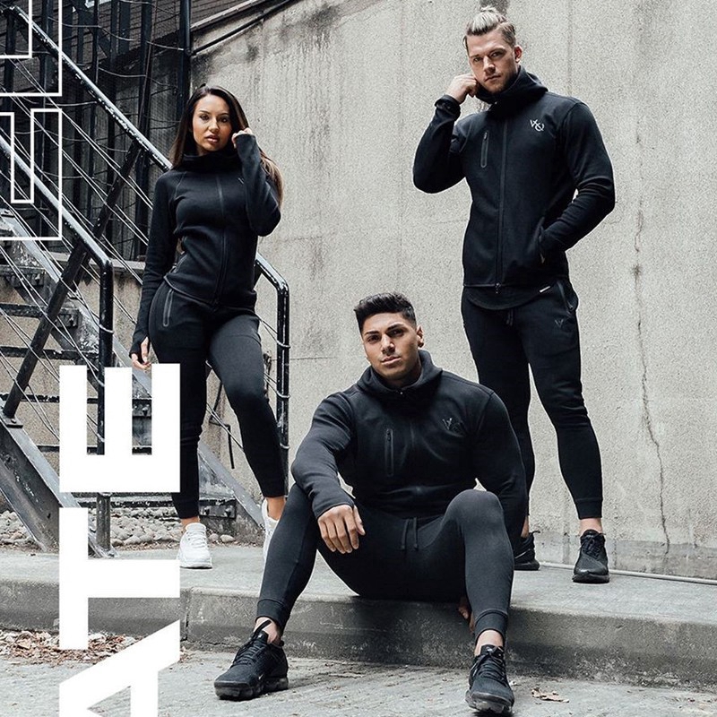 Quần dài thể thao VQ chất liệu cotton đơn giản kiểu dáng thời trang mới cho nam