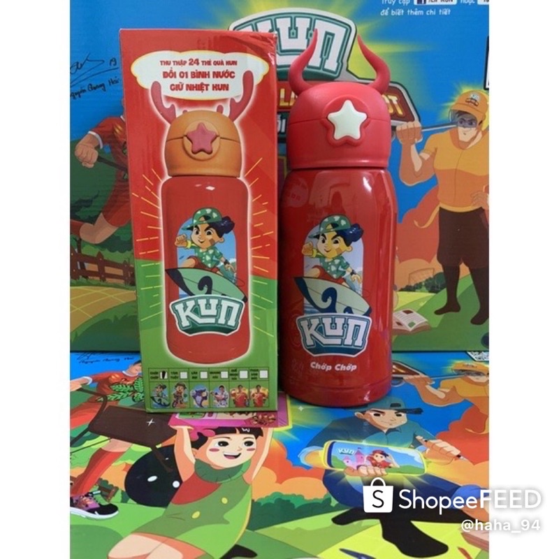 Bình nước giữ nhiệt Kun