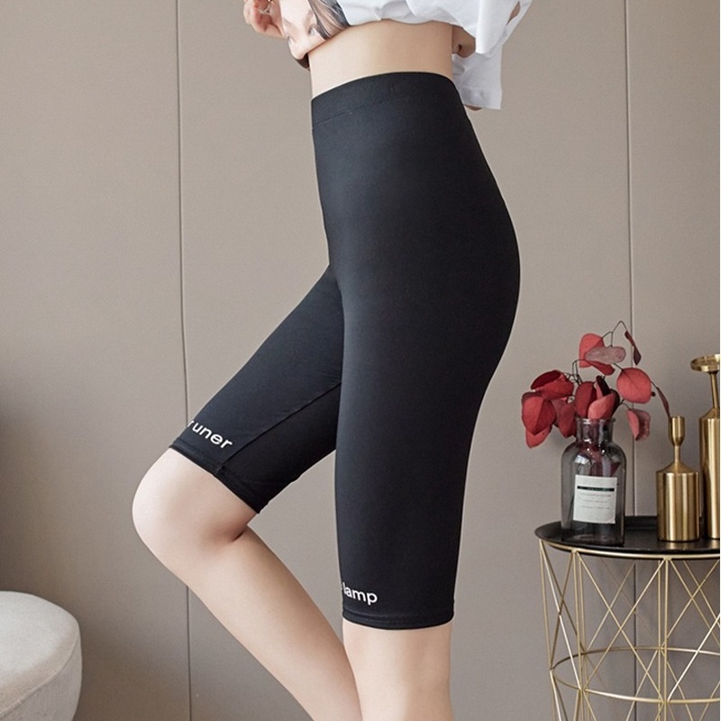 Quần lửng ôm dáng lưng cao thời trang cho nữ