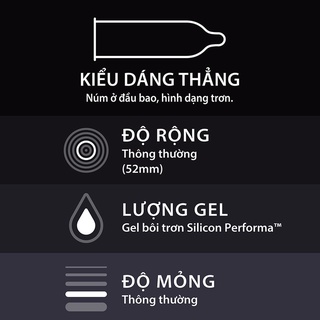 Bao cao su Durex Performa 3 bao