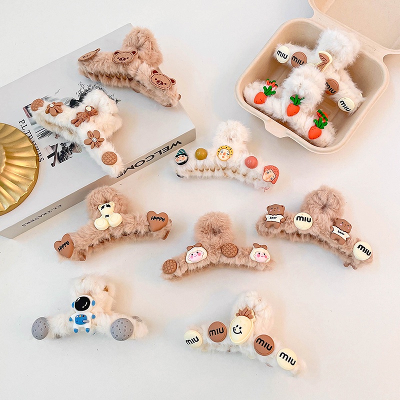 Kẹp Tóc Hình Cá Mập Dễ Thương Thời Trang Thu Đông Cho Nữ