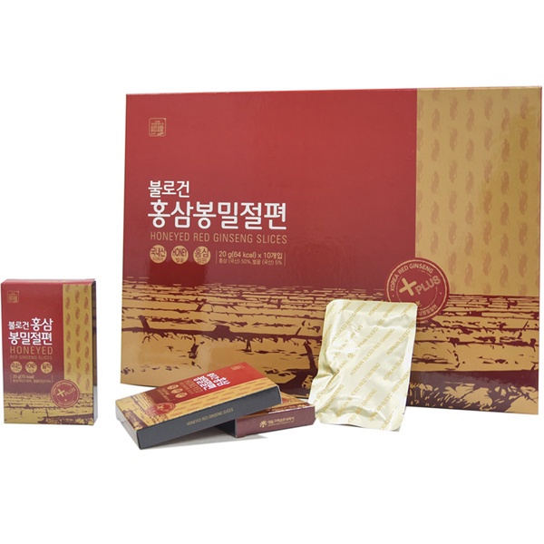 Hồng Sâm Thái Lát Tẩm Mật Ong Deadong 200g (Hộp 10 gói x 20g)