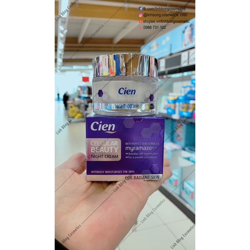 KEM DƯỠNG NGÀY VÀ ĐÊM VÀ SERUM CHỐNG LÃO HÓA CIEN CELLULAR BEAUTY