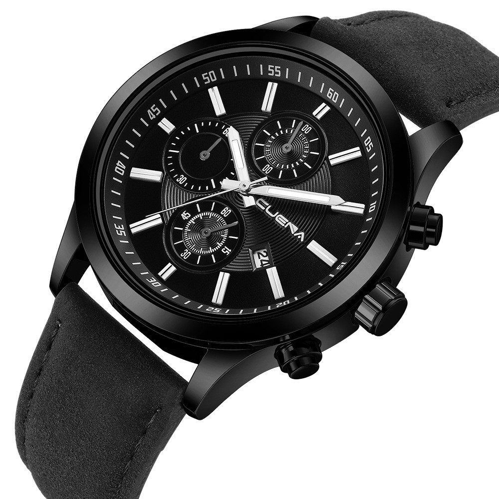 Đồng hồ nam CUENA CU1832 dây da đẳng cấp phong cách mới | BigBuy360 - bigbuy360.vn