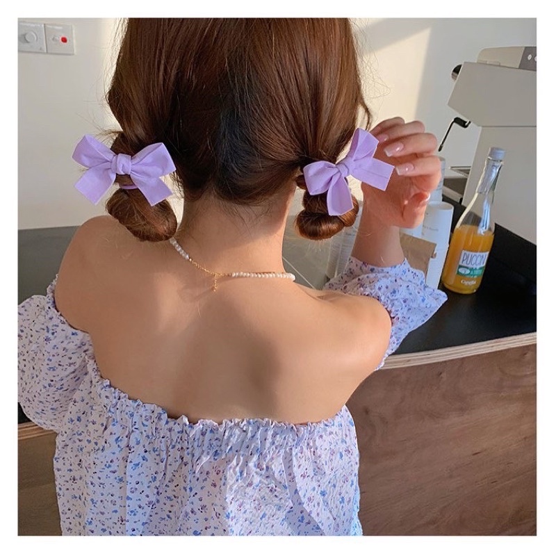 Set 2 Cột Tóc Nơ Cùng Màu - COT1171