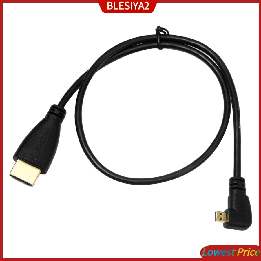 (Hàng Mới Về) Cáp Chuyển Đổi Tốc Độ Cao Từ Micro Hdmi Male Sang Hdmi Male Chất Lượng Cao