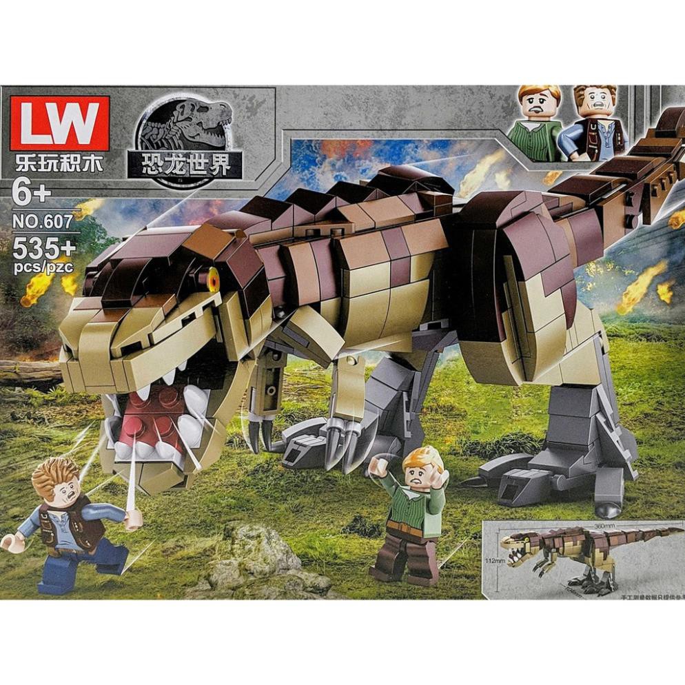 [Khai trương giảm giá] Bộ LEGO 535 miếng ghép - Lắp ráp khủng long bạo chúa T-REX