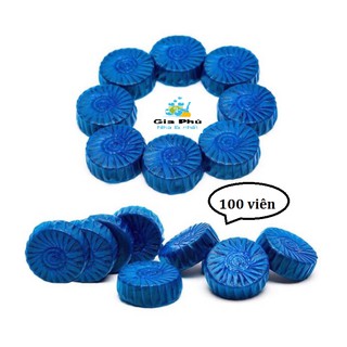 ( 100 viên ) Combo 10 bộ viên tẩy bồn cầu Gia Phú công nghệ Hàn Quốc