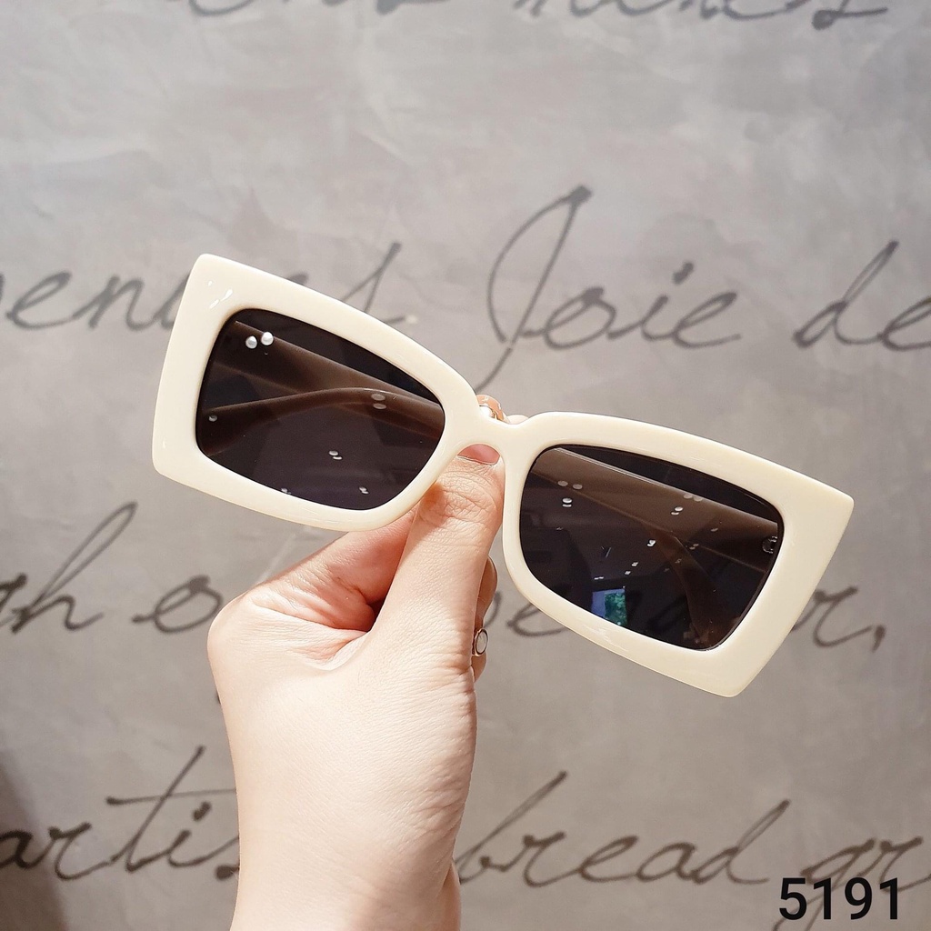 Kính mát nữ hottrend mắt mèo chống tia UV phong cách Hàn Quốc cute đẹp giá rẻ HANASO 037