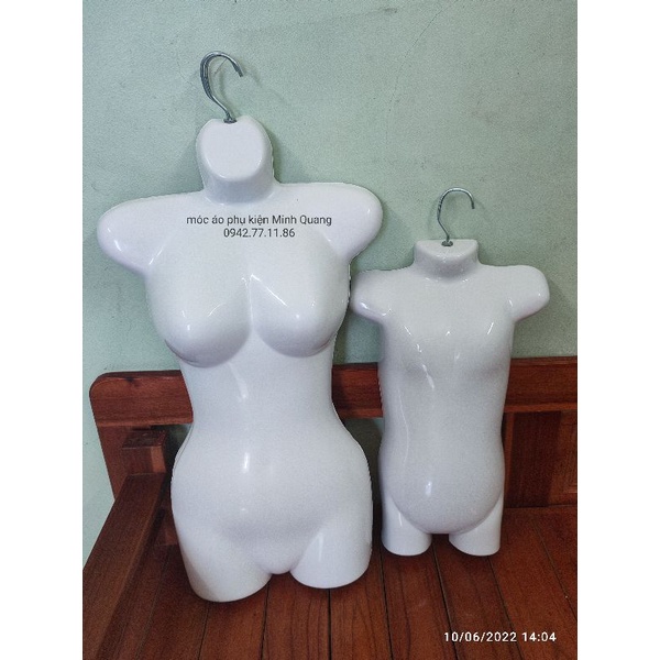 Combo 5 manocanh người lớn,trẻ em,máng canh ,phụ kiện cho shop thời trang