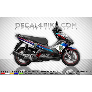 [D4B-Tem chuẩn xịn] Tem trùm xe Air Blade 125 0032