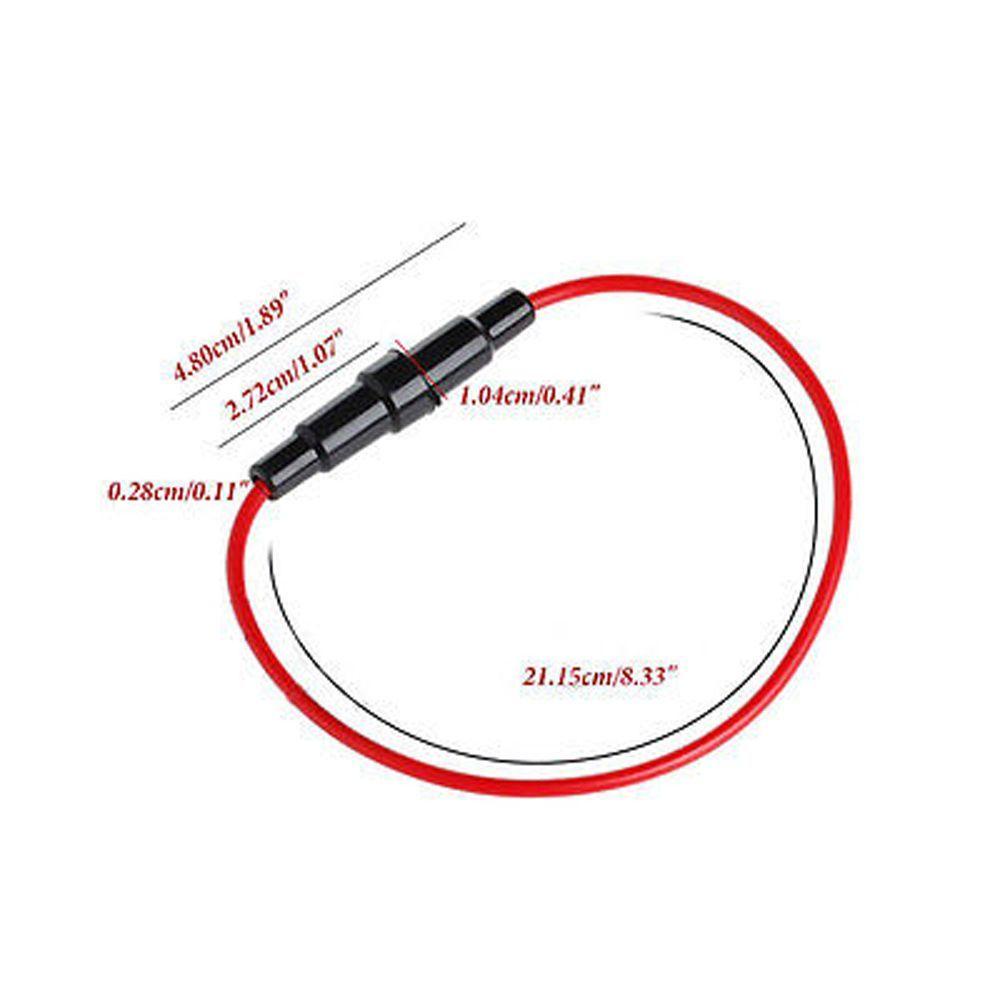 YIYU Set 10 Dây Cáp Nối Dài 22CM Kèm Hộp Đựng Bảo Vệ Cầu Chì Ốp