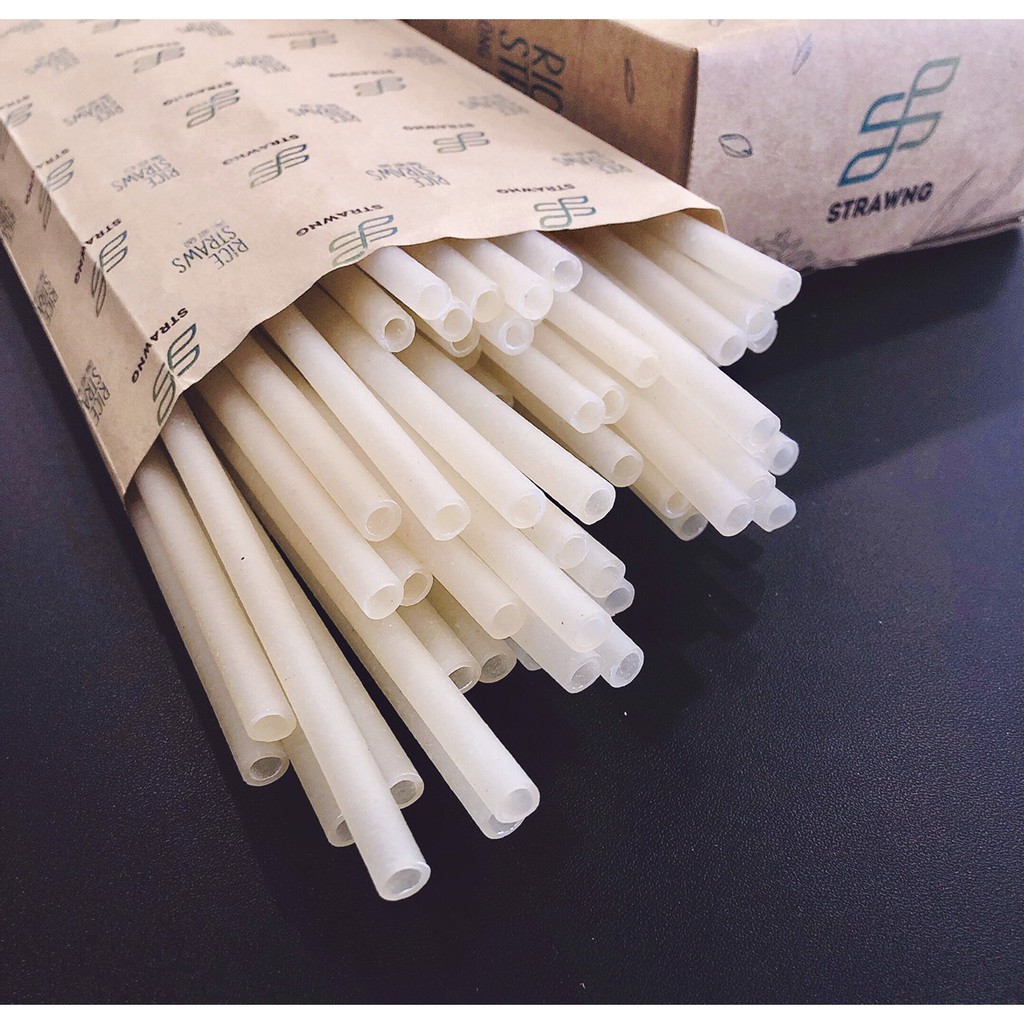 ỐNG HÚT GẠO RICE STRAWS TIÊU CHUẨN XUẤT KHẨU 100% ECO DRIENDLY | BigBuy360 - bigbuy360.vn