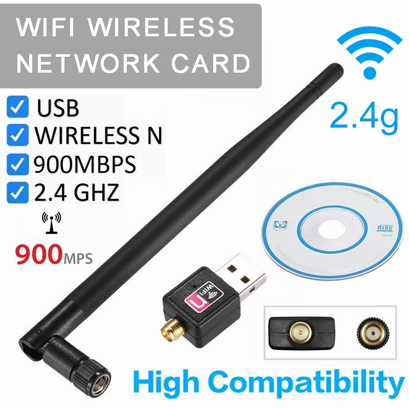 Usb Wifi 900mbps 2.4g / 5g Cho Laptop Pc