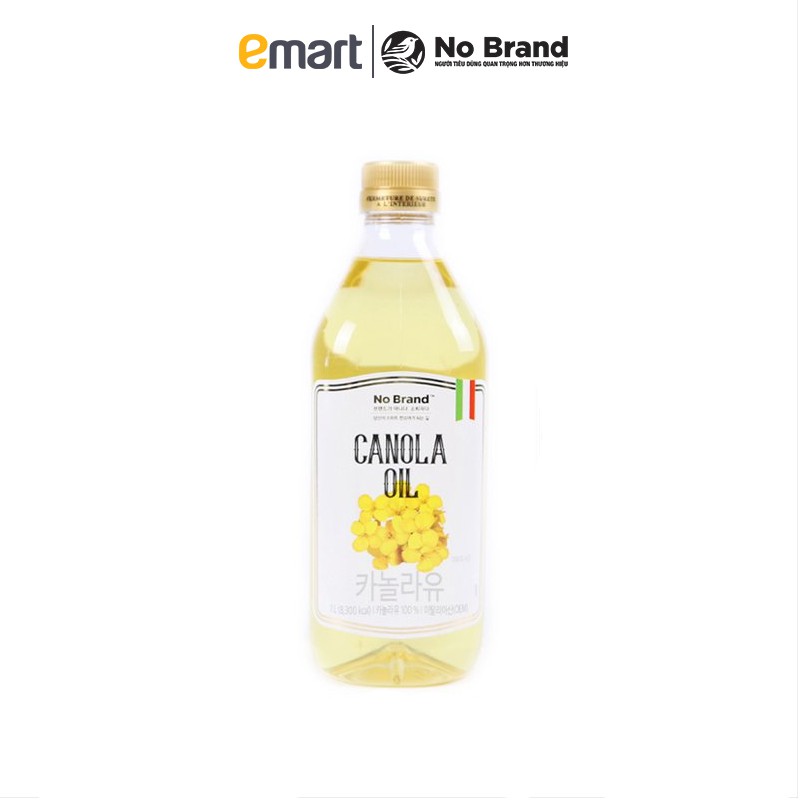 Dầu Hạt Cải Canola Chai 1L No Brand - Emart VN