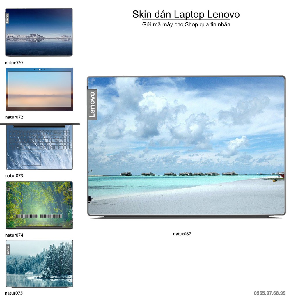 Skin dán Laptop Lenovo in hình thiên nhiên _nhiều mẫu 3 (inbox mã máy cho Shop)