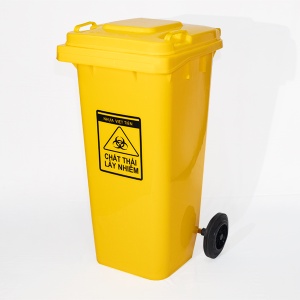 *Giảm giá sốc* thùng rác nhựa 120 lít - thùng rác y tế 120L - thùng rác công cộng - thùng rác gia đình