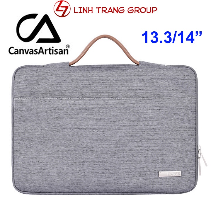 Túi chống sốc 13.3, 14 inch cao cấp CanvasArtisan cho MacBook, laptop - Oz87
