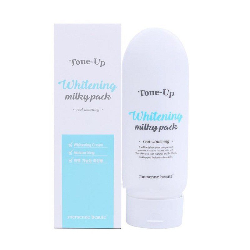 Kem Dưỡng Trắng Da Body Tone Up Whitening Milky Pack Mersenne Beaute