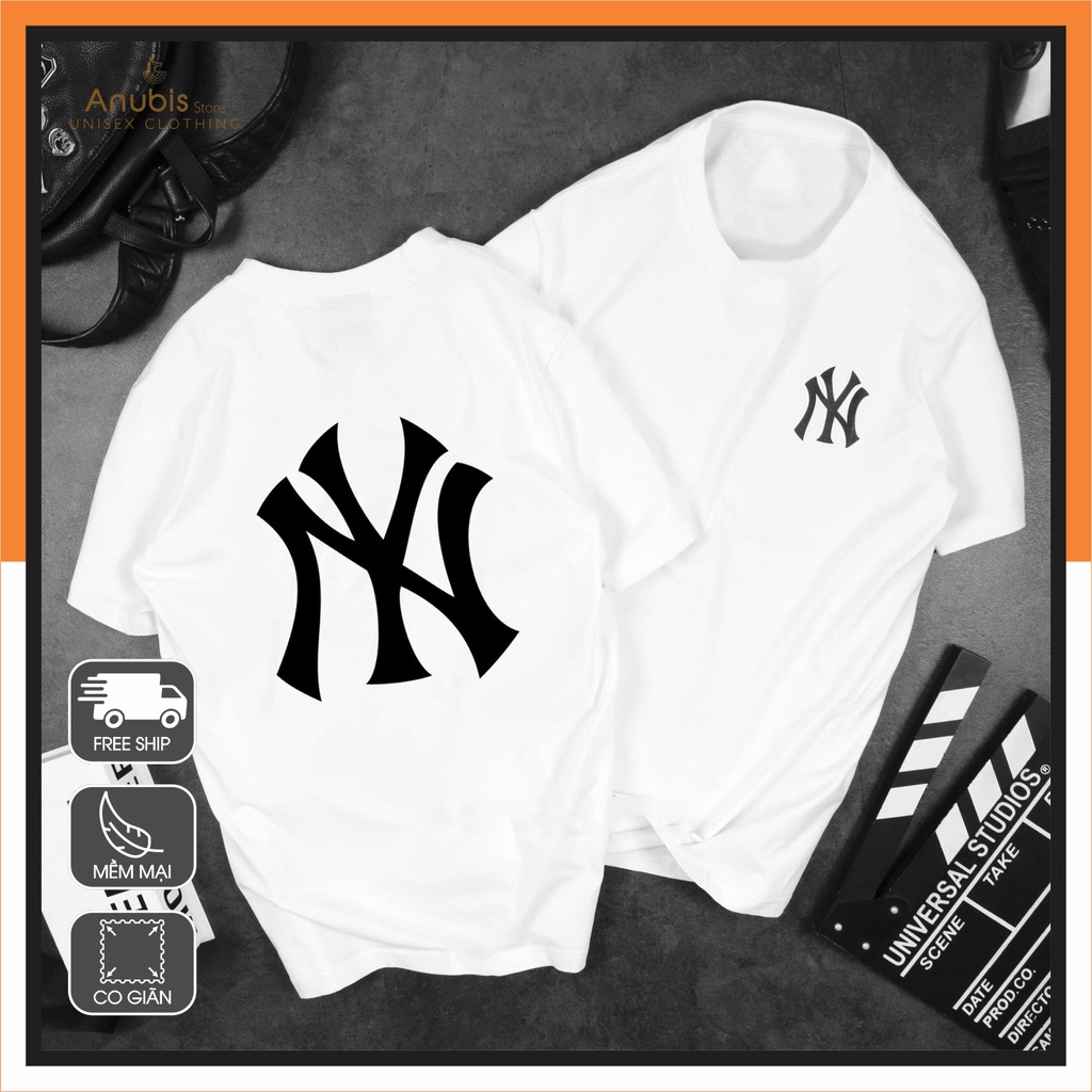 Áo thun unisexx nam nữ in chữ NY, New York - Hala Store