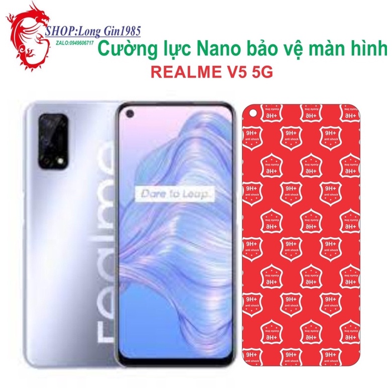 Realme V5 5G Cường lực dẻo Nano chống va đập chống trầy xước tốt