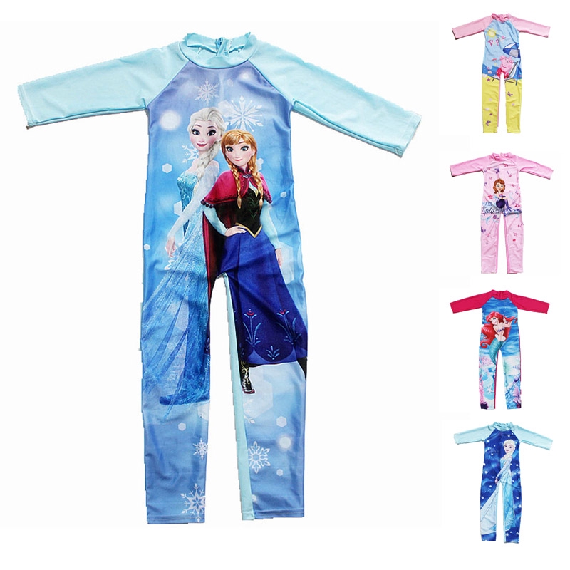 Bộ đồ bơi một mảnh chất liệu polyester hoạ tiết dễ thương cho bé | BigBuy360 - bigbuy360.vn