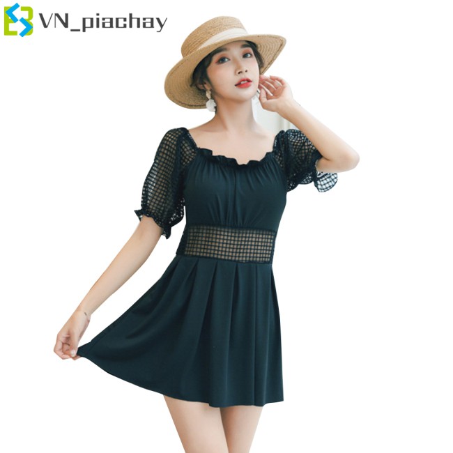 Đồ Bơi Một Mảnh Tay Ngắn Màu Trơn Gợi Cảm Cho Nữ | BigBuy360 - bigbuy360.vn