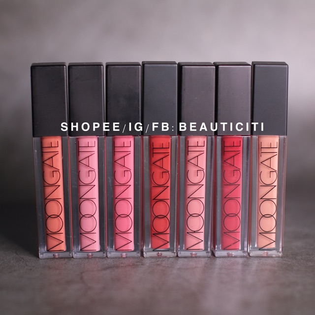 SON KEM LÌ MOONGATE KHOÁ MÀU KHÔNG LEM KHÔNG TRÔI VELVET LIP | BigBuy360 - bigbuy360.vn