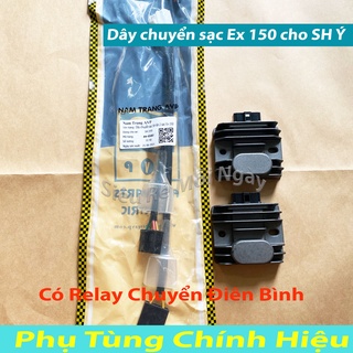 COMBO BỘ DÂY CHUYỂN LÊN 2 CỤC SẠC EXCITER 150 CHO SH Ý, A Còng, Dylan, PS