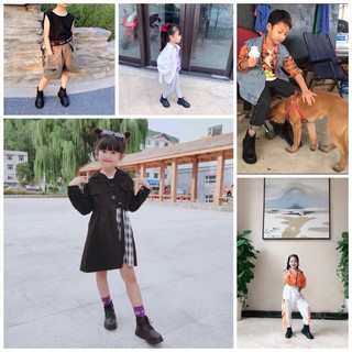 Giày bốt cho bé boot bé gái boot bé trai Bốt cao cổ trẻ em
