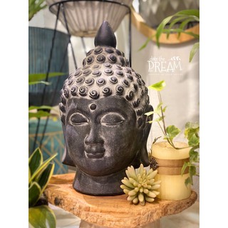 Đầu tượng phật gốm