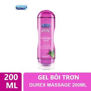 Gel bôi trơn Durex Play Massage 200ml - Tinh chất từ thiên nhiên