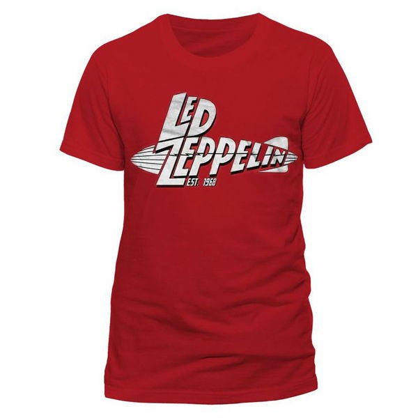 Japanese and Korean Style tees Led Zeppelin Est British 1968 Jimmy gildan cotton tees Page Robert Plant Red Valentines Gift