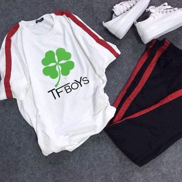 Bộ quần áo TFBOYS hàng đủ size in theo yêu cầu