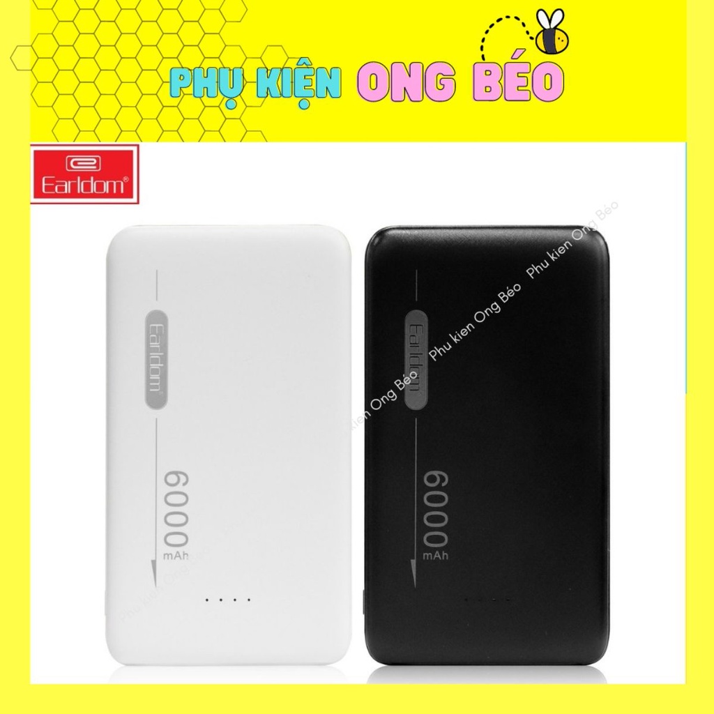 Sạc dự phòng Earldom 10.000mAh PB17, pin sạc dự phòng hỗ trợ sạc nhanh Beetechvietnam