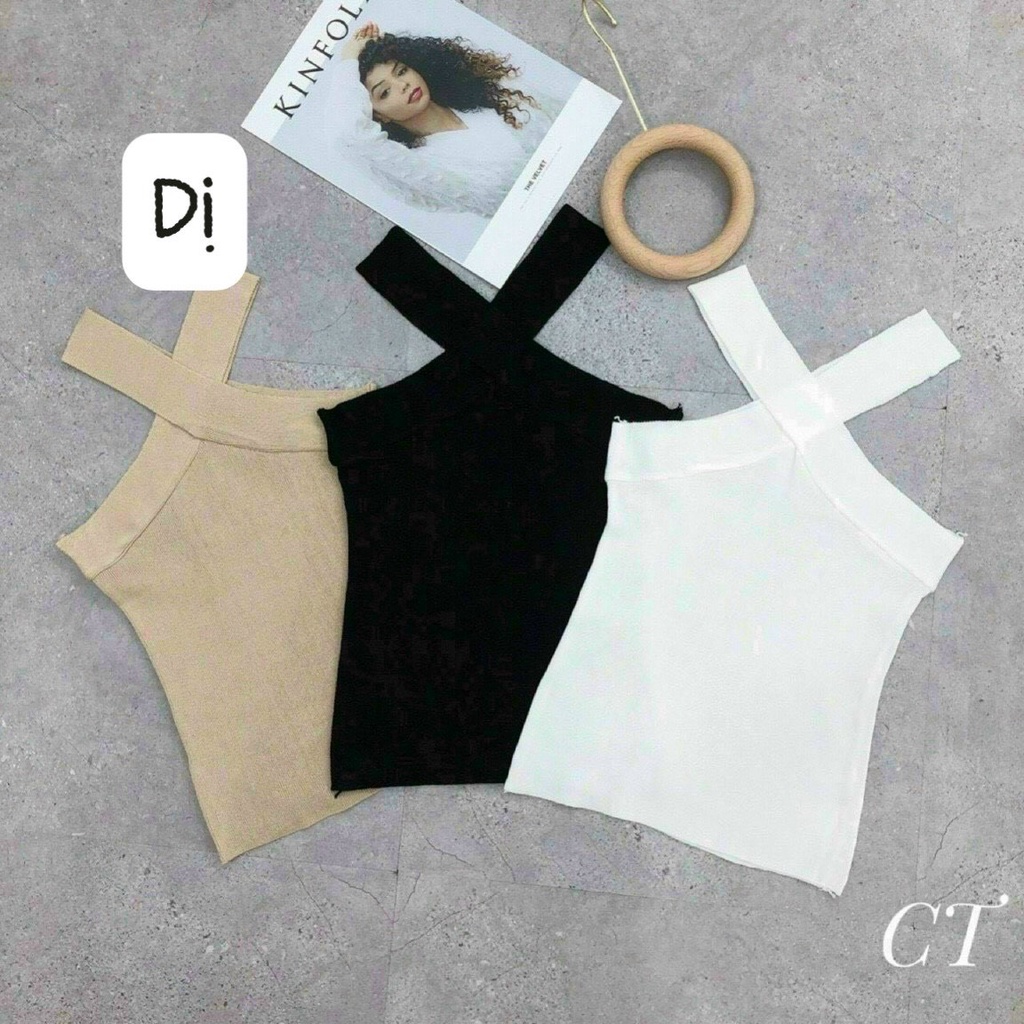 Áo quai chéo , áo yếm chéo cổ 2 dây so hot