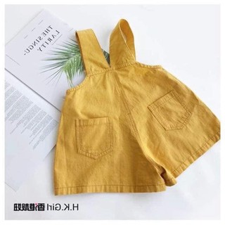 Xả Quần yếm jean kaki 3 màu cho bé