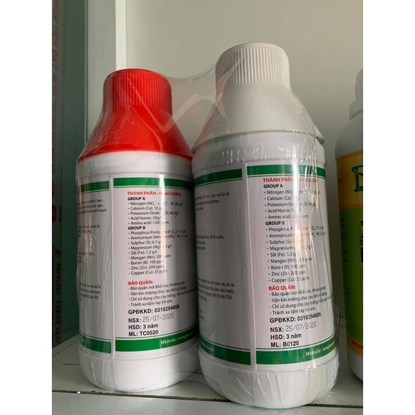 Dinh dưỡng Thủy Canh Hydro Optimum 1 lít- Dung Dịch Trồng Rau Ăn Lá