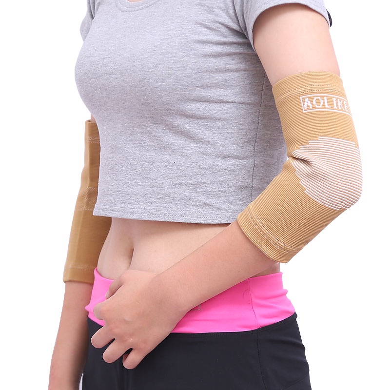 AOLIKES 1 Cặp Băng Quấn Khuỷu Tay Co Giãn Hỗ Trợ Tập Gym Tiện Dụng