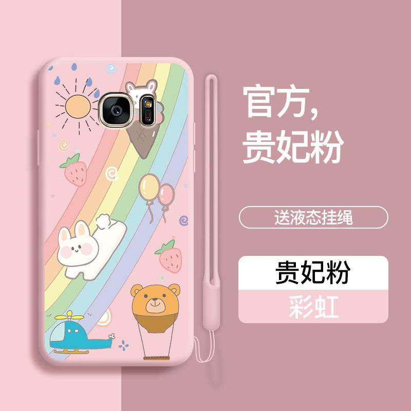 Samsung S7 mobile phone case SM-G9308 anti-drop sm-g9300 straight screen cartoon Samsungs7 personality G930F love