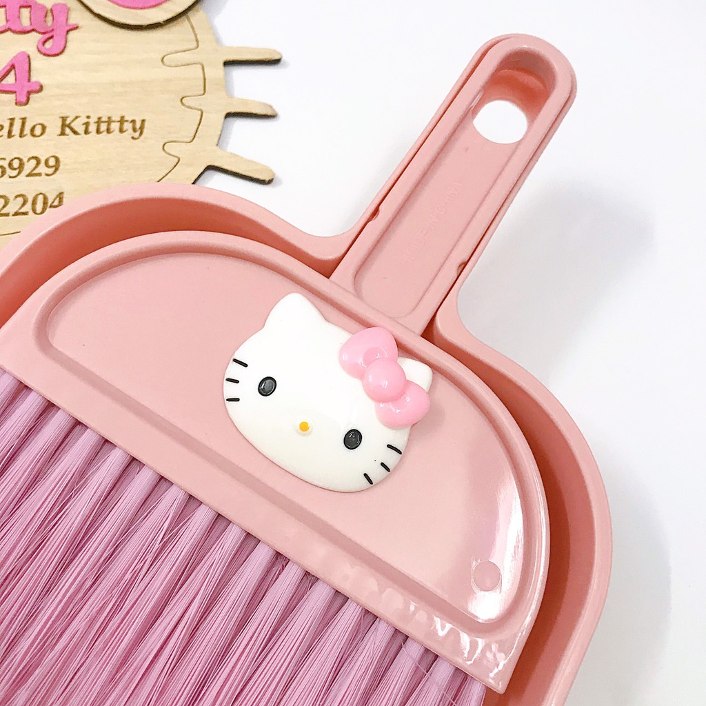 🌸🌸Bộ chổi quét rác và hót rác mini Hello Kitty đa năng tiện dụng☘☘