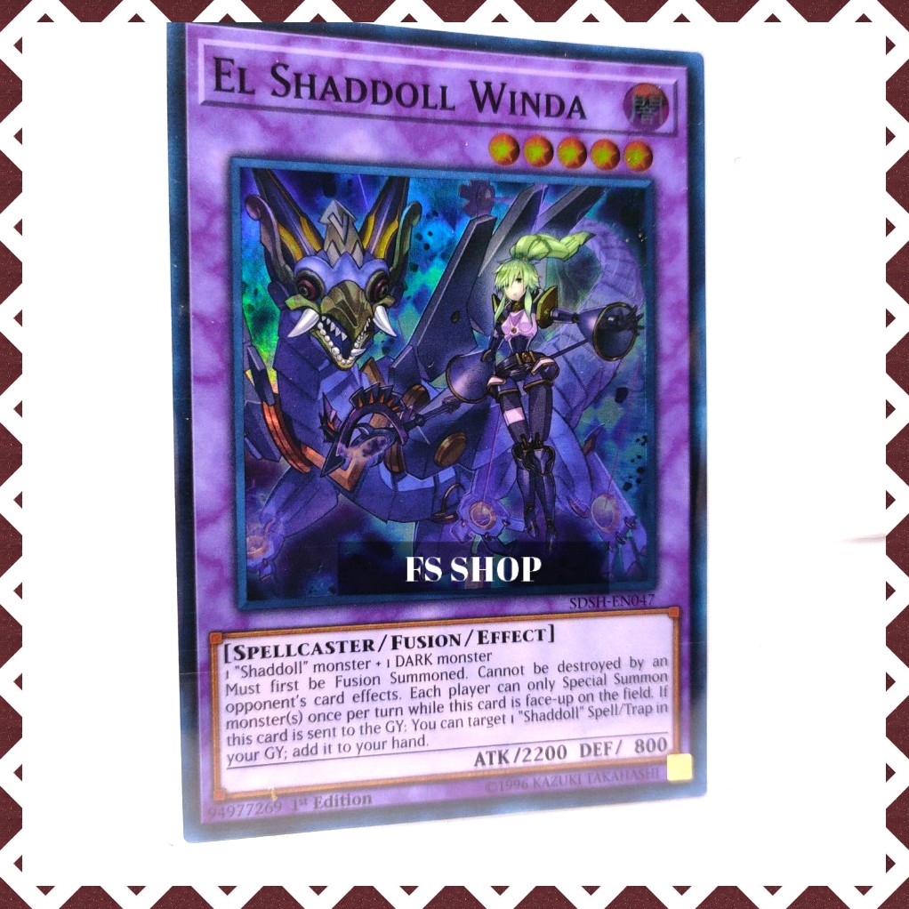 Thẻ bài Yugioh chính hãng - El Shaddoll Winda
