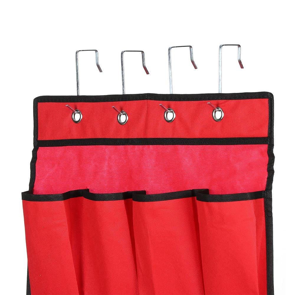 YNATURAL 20 Pocket Durable Shoe Organiser Tidy Storage Pouch Hanging Bag Rack Space Saver Clothes Underwear Socks Home Over Door Hanger/Multicolor