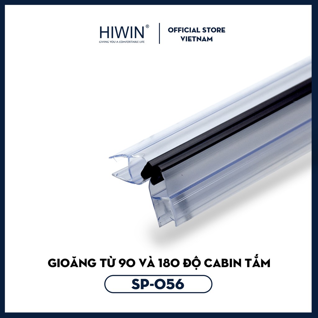 Gioăng từ 90 và 180 độ cabin tắm màu đen Hiwin SP-056