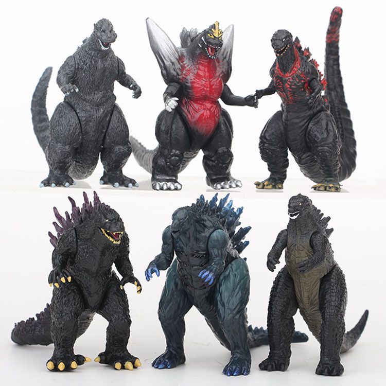 Set 6 Mô Hình Đồ Chơi Quái Vật Godzilla