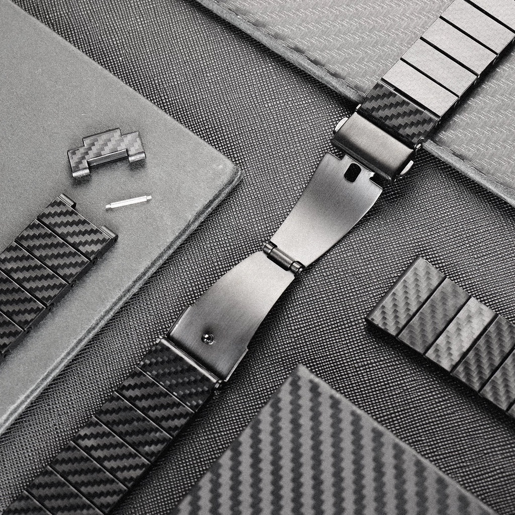 For Huawei watch GT3 Pro Dây đeo bằng sợi carbon cho Đồng hồ thông minh Huawei watch GT3 Pro 43mm 46mm Dây đeo chống nước