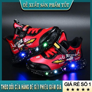 ✺Giày cho bé trai được chiếu sáng mùa thu / đông 2021