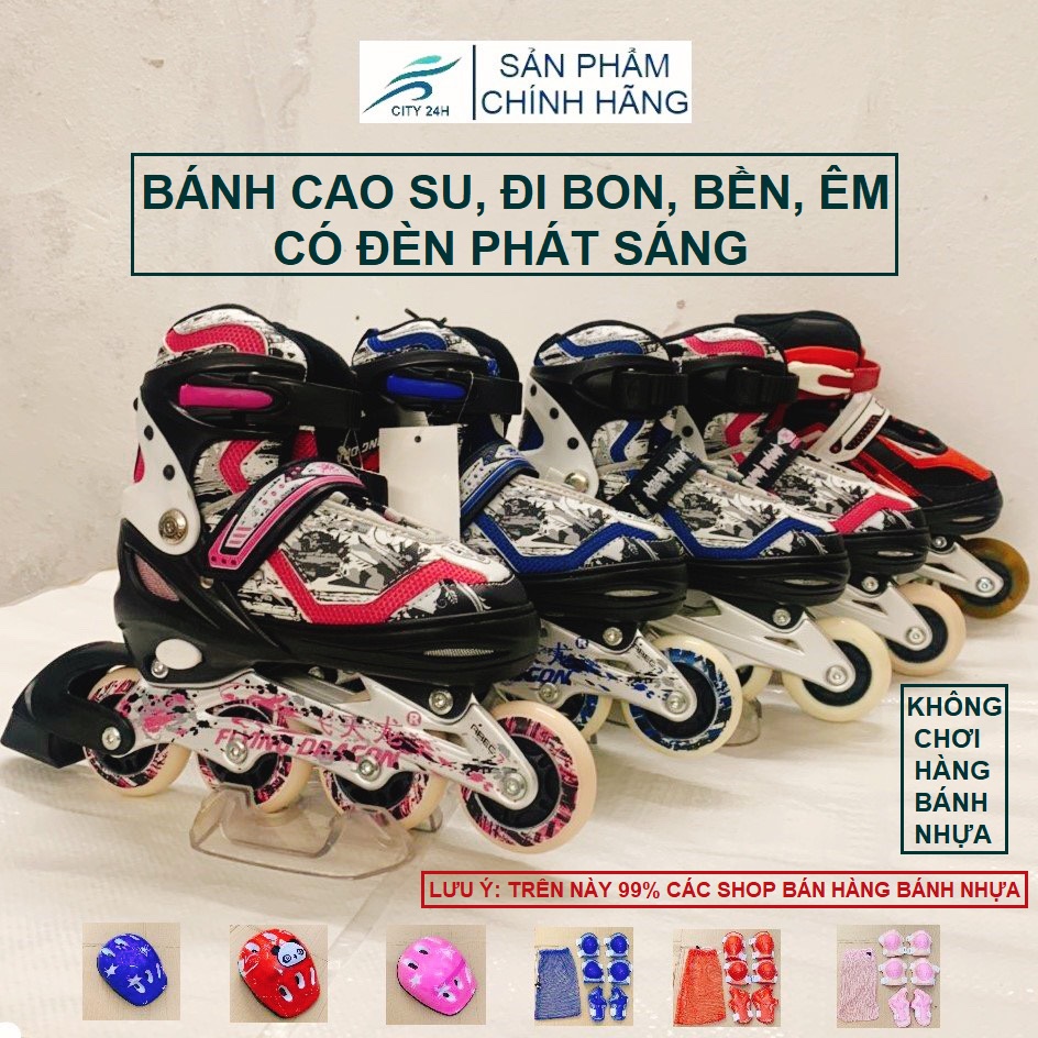 Giầy Patin Cao Cấp - Giầy PaTin Trẻ Em Người Lớn - Bánh Cao Su