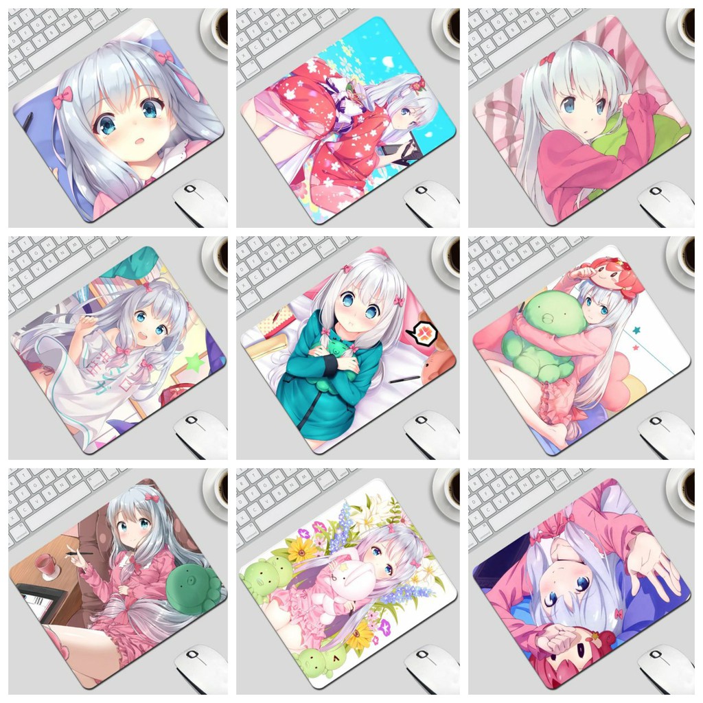 Miếng di chuột in hình EROMANGA SENSEI miếng kê chuột miếng lót chuột anime chibi tiện lợi